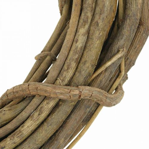 Dekoratyvinis vainikas iš šakelių gamtos Ø35cm