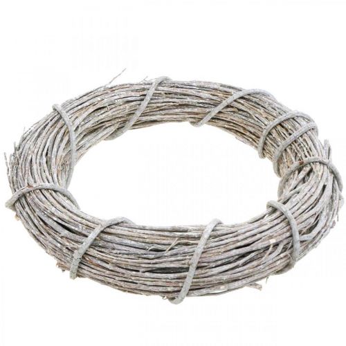 daiktų Deco vainikas baltintas natūralaus vainiko durų vainikas Shabby Chic Ø42cm