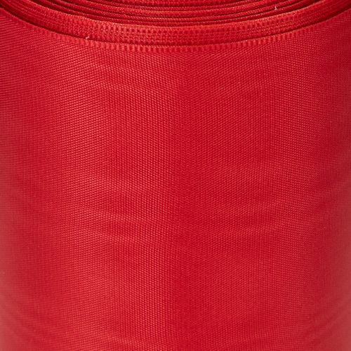 Raudona vainiko juostelė 125 mm x 25 m - Juosta laidotuvių floristikai, užrašams ir dekoravimui | Floristik24.lt