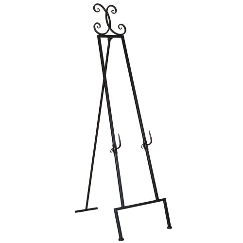 Dekoratyvinis vainikų laikiklis su stabiliu pagrindu, puikiai tinka kaip universalus aksesuaras, 118 cm