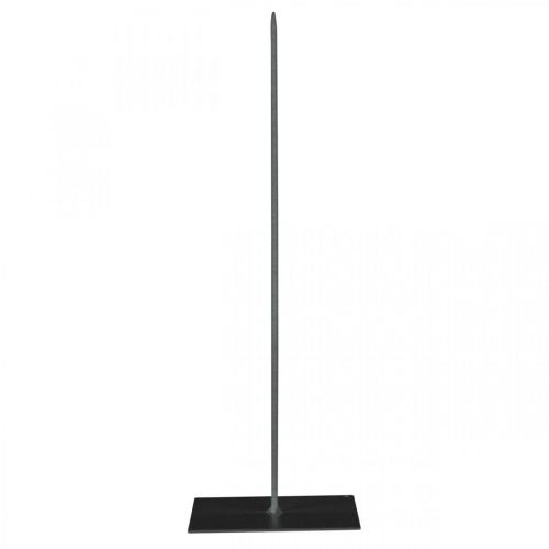 Floristik24 Vainikų laikiklis juodas metalinis vainiko stovas H30cm