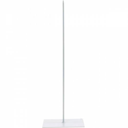 Floristik24 Vainikų laikiklis baltas metalinis vainiko stovas H30cm