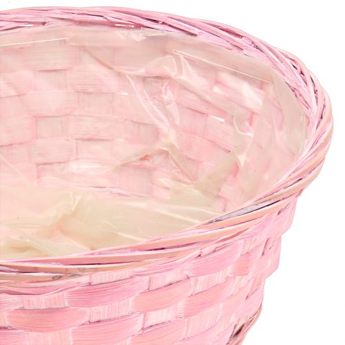 daiktų Skiedrų krepšelis apvalus violetinis/baltas/rožinis Ø25cm 6 vnt