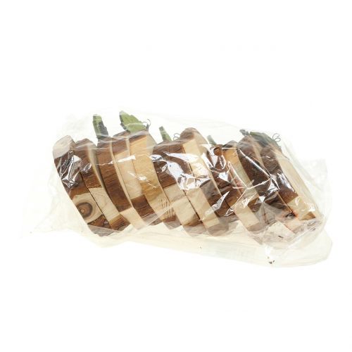 Floristik24 Moliūgų mišinys iš medžio 6cm 12vnt