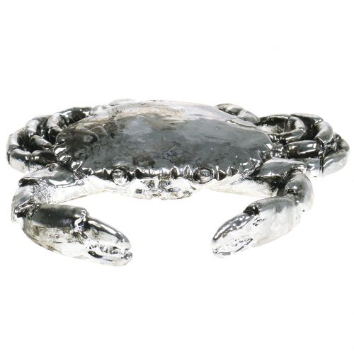 Floristik24 Deco vėžys antikvarinis sidabras 12cm