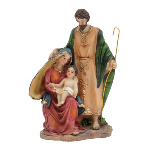 Floristik24 Gimimo figūrėlės Marija, Josefas, Jėzus 14,5 cm