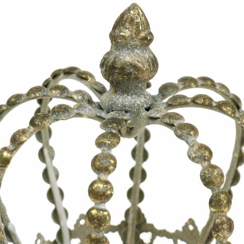 Floristik24 Karūna senovinis auksas Ø11cm H13cm