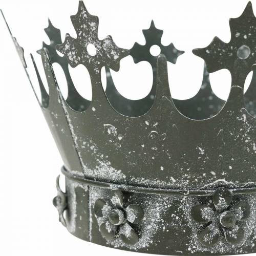 Floristik24 Stalo apdaila, dekoratyvinis vainikas, gėlėtas metalinis žibintas, sodinukas, metalo apdaila