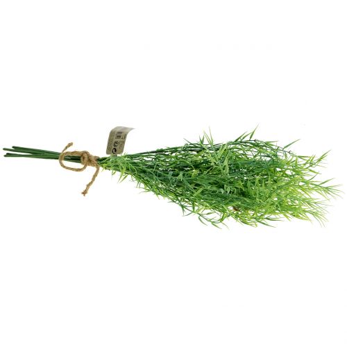 Floristik24 Rozmarinas kekėje dirbtinis žalias 44cm 6vnt