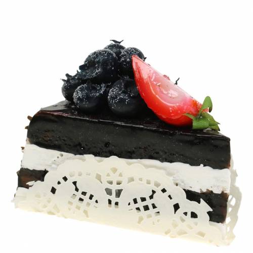 Floristik24 Dirbtinis šokoladinis pyragas 10cm