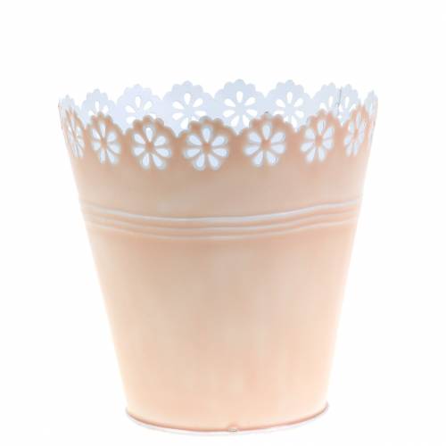 Floristik24 Vazono gėlių ornamentas rožinis Ø12,5cm H13,5cm