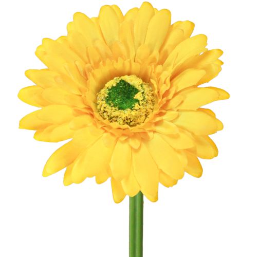 Dirbtinės gėlės Gerbera Sun Yellow Garden Gėlė 47cm