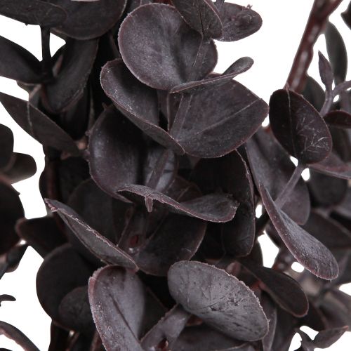 daiktų Dekoratyvinės dirbtinės eukalipto šakelės Eukalipto violetinė 38cm 3vnt