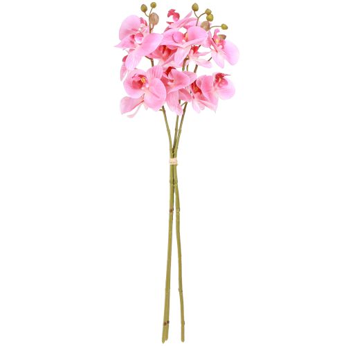 daiktų Dirbtinės Orchidėjos Rožinės Dirbtinės Gėlės Like Real 56cm 3 Vnt