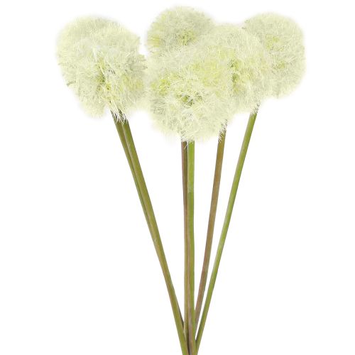 daiktų Dirbtinės kiaulpienės dirbtinės gėlės baltos 48cm 12vnt