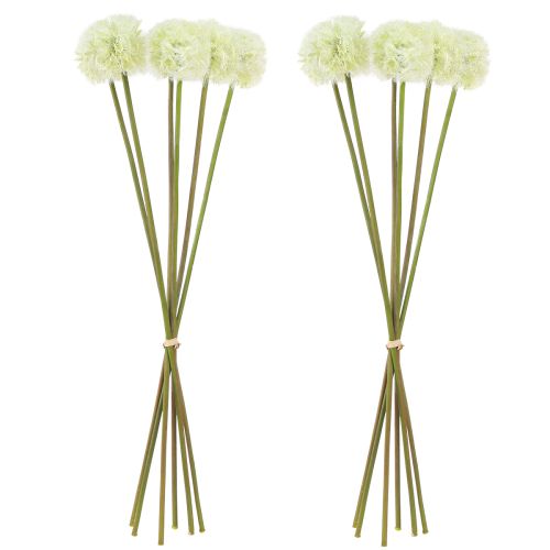 daiktų Dirbtinės kiaulpienės dirbtinės gėlės baltos 48cm 12vnt
