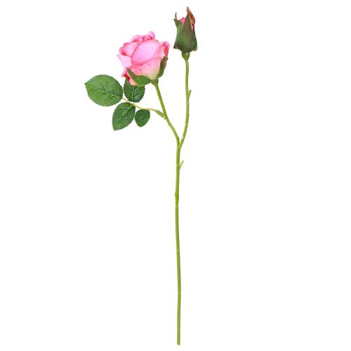 daiktų Dirbtinės rožės kekėje Dirbtinės gėlės Rožinė 36cm 12vnt