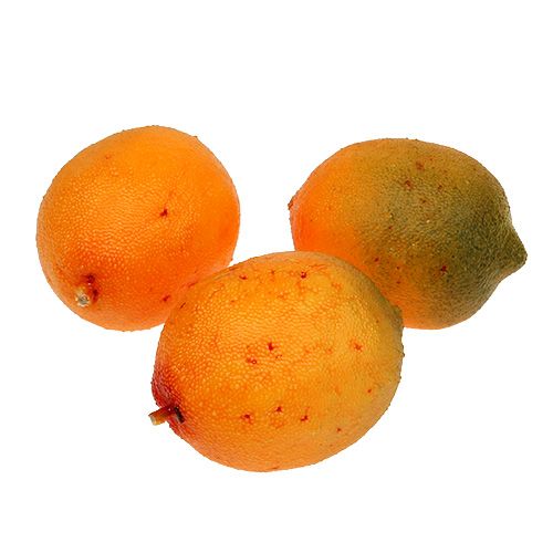 Floristik24 Dirbtinė citrina 7cm 6vnt