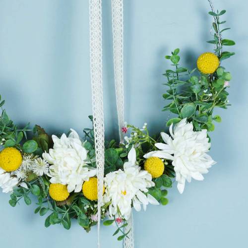 Floristik24 Dirbtinis jurginų kremas 25,5cm 3vnt