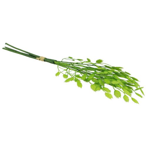 daiktų Dirbtinės žolės dekoratyvinė drebančios žolės žalia 47cm ryšulėlis iš 3 dalių