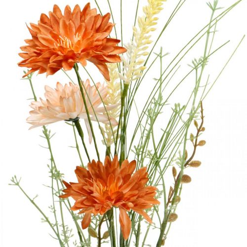 daiktų Dirbtinės pievos gėlės Oranžinės dirbtinės gėlės Pick vasaros dekoracijoje
