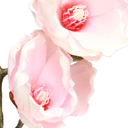 daiktų Dirbtinės magnolijos šakelė rožinės gėlės Ø8cm L100cm