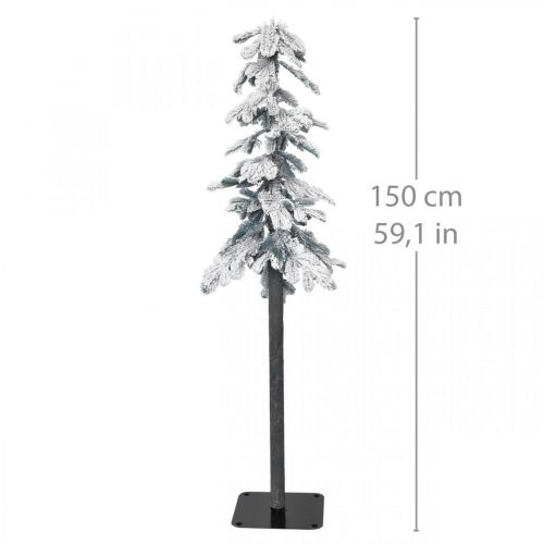 Floristik24 Dirbtinė Kalėdų eglutė Snowed Deco Winter 150cm