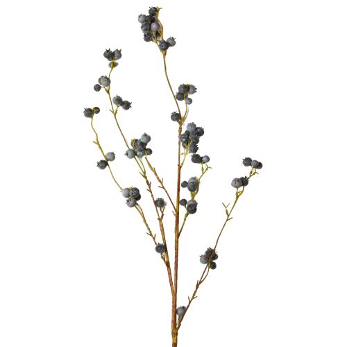 Dirbtinė šakelė su mėlynėmis, mėlynės, 110 cm