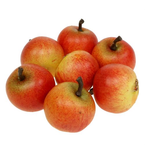 Dirbtinių vaisių obuoliai Cox 3,5cm 24vnt