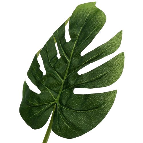 Floristik24 Dirbtinio filodendro lapas 18cm žalias 6vnt