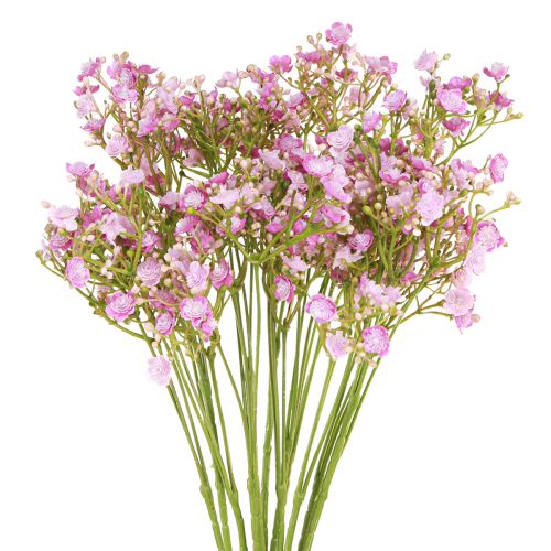 Dirbtinė gipso žolė purpurine spalva L68cm 4 vnt