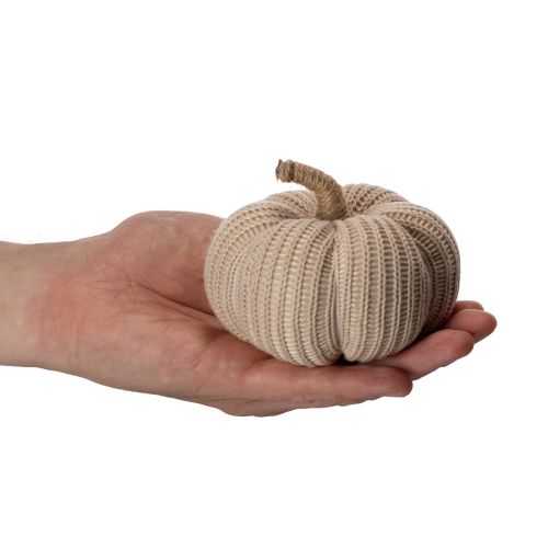 Dekoratyviniai megzti moliūgai, rudens dekoracija, 10 cm, 6 vnt. | Floristik24.lt