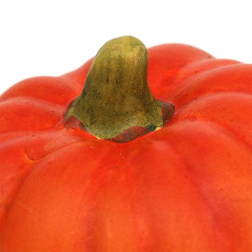 Floristik24 Moliūgų keraminė oranžinė Ø6cm H8,5cm