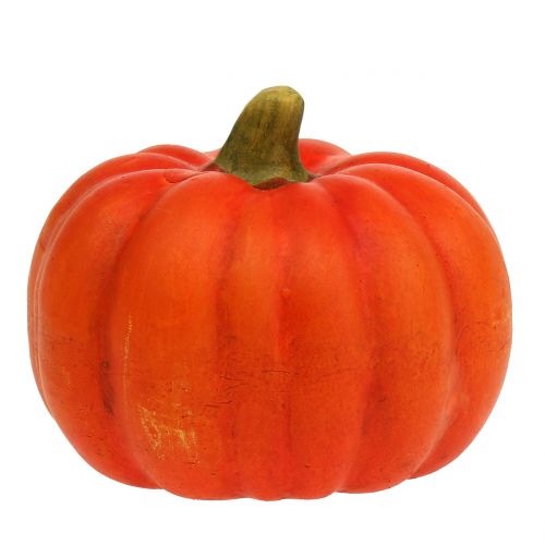 Floristik24 Moliūgų keraminė oranžinė Ø6cm H8,5cm