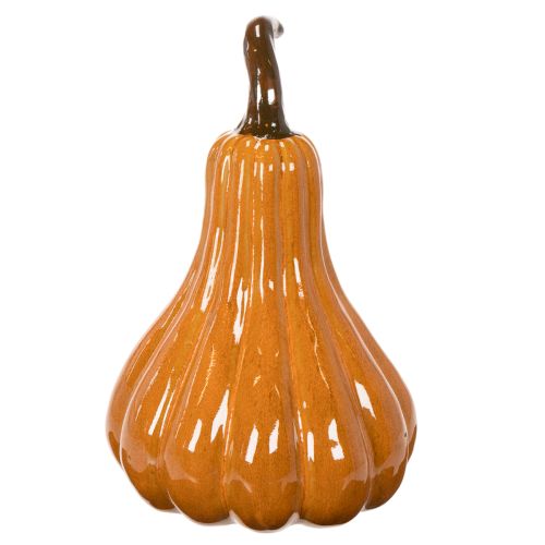 Keraminė stalo dekoracija „Moliūgas“ rudeninis 26 cm | Floristik24.lt