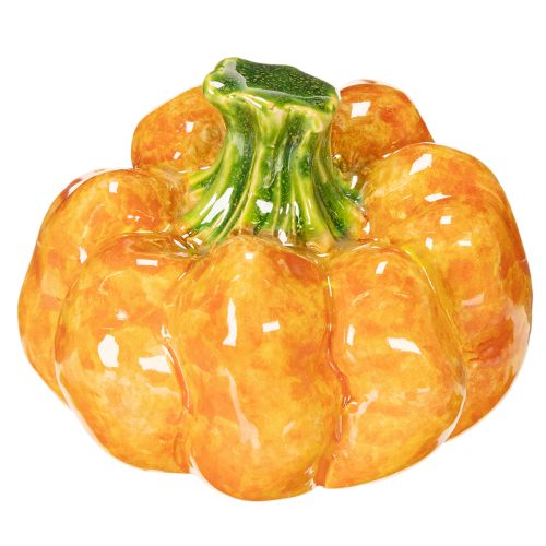 Moliūgo figūrėlė rudens stalo dekoravimui, rudens dekoras, 10 cm, 2 dalys | Floristik24.lt