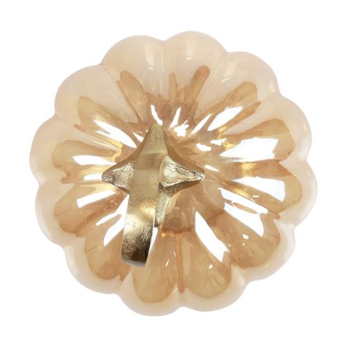 daiktų Moliūgų dekoravimas stiklas stiklas moliūgų stalo dekoravimas oranžinis Ø14cm H18cm