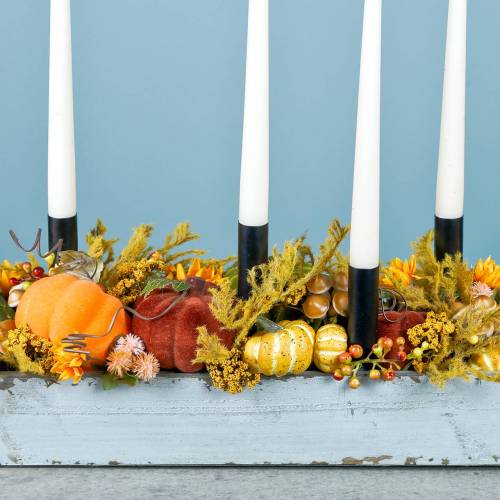 Floristik24 Dirbtinis moliūgų mišinys 3,5cm - 11cm 26vnt