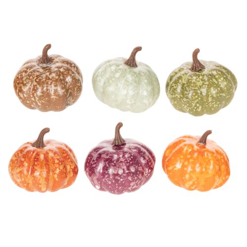 Mini moliūgų dekoracijų rinkinys, rudens ir Helovino dekoracijos, įvairių spalvų, 4 cm, 24 dalys