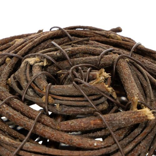 daiktų Vynmedžio rutulys, natūraliai rudas, dekoravimui, Ø14cm, aukštis 14cm