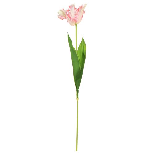 daiktų Dirbtinė gėlė papūga tulpė Dirbtinė tulpė rožinė 69cm