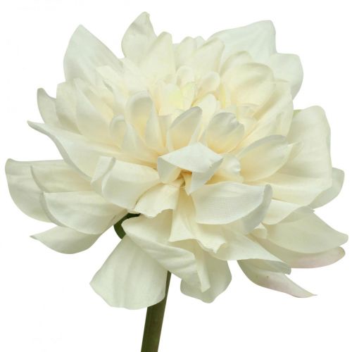 daiktų Dirbtinė gėlė Dahlia White Dirbtinė gėlė su pumpuru H57cm
