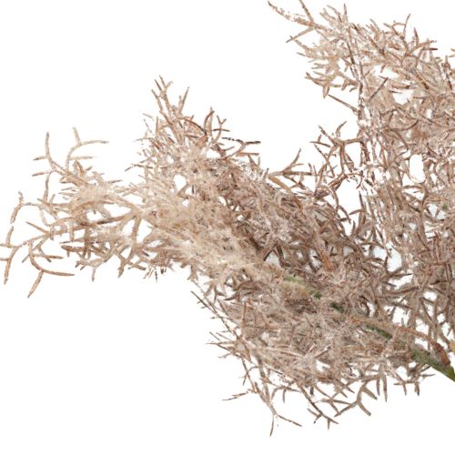 Dirbtinių gėlių puošmena, koralo šakelė, dekoratyvinės šakelės balta ruda 40cm 4vnt