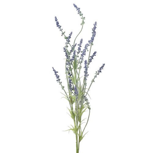 Dirbtinės gėlės levandų dekoracija levandų šakelė violetinė 48cm