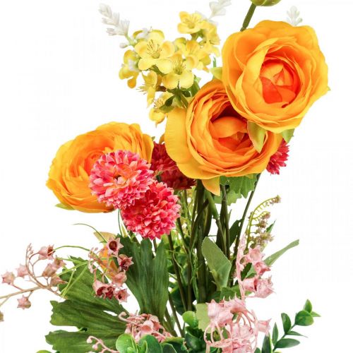 Floristik24 Dirbtinė puokštė Dirbtinės rožės Pievų gėlės 59cm
