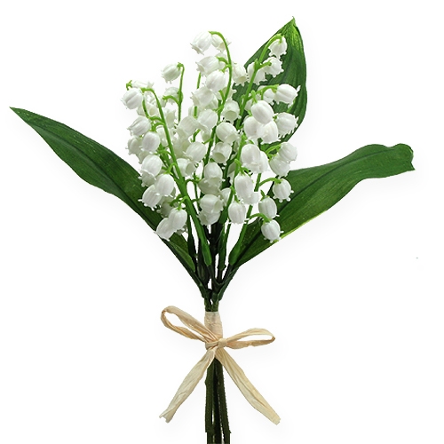 Floristik24 Dirbtinės pakalnutės baltos 25cm 3vnt