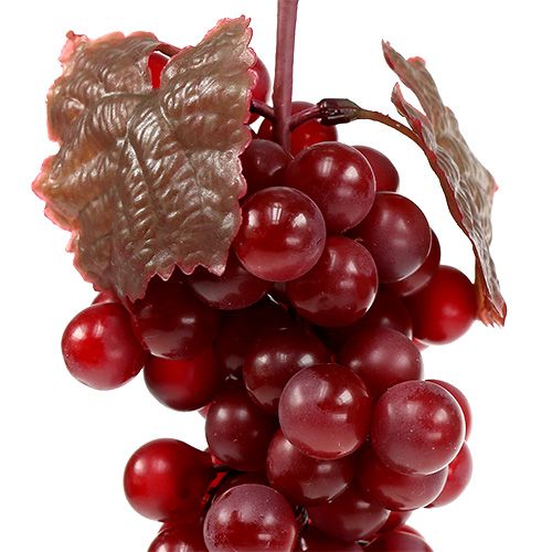 Floristik24 Dirbtinių vaisių vynuogės raudonos 22cm