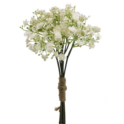 Floristik24 Gypsophila dirbtinės gėlės gipso žolė balta L30cm 6 vnt