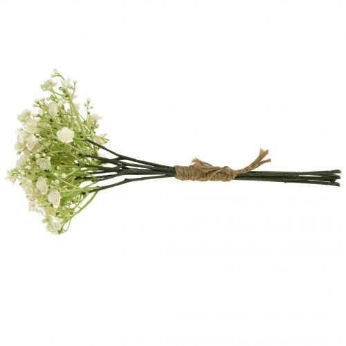 Floristik24 Gypsophila dirbtinės gėlės gipso žolė balta L30cm 6 vnt