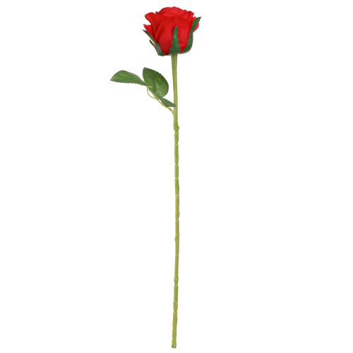 daiktų Dirbtinės rožės Raudonos rožės Dekoratyvinė gėlė Ø6cm H6cm L50cm 4 vnt.